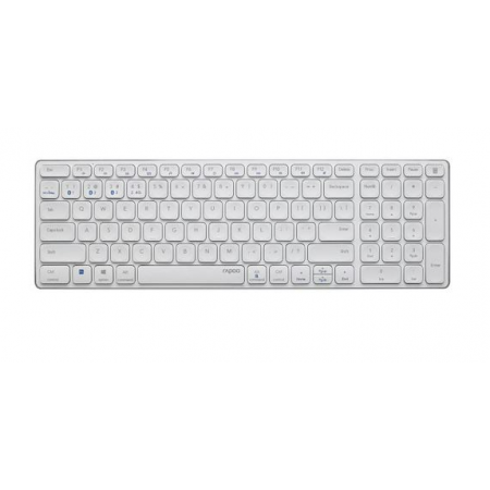 Teclado Rapoo E9700M Multi-mode (Wireless/BT) - Branco